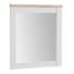 SPIEGEL Eichefarben, Weiß - Eichefarben/Weiß, Design, Glas/Holzwerkstoff (76/91/4cm) - Xora SPIEGEL Eichefarben, Weiß - Eichefarben/Weiß, Design, Glas/Holzwerkstoff (76/91/4cm) - Xora