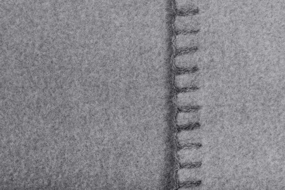 KISSENHÜLLE Soft-Fleece Soft Fleece 50/50 cm  - Grau, KONVENTIONELL, Textil (50/50cm) - Zoeppritz