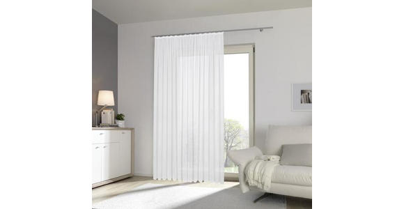 FERTIGSTORE halbtransparent  - Weiß, Basics, Textil (300/245cm) - Boxxx