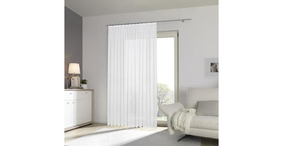 FERTIGSTORE halbtransparent - Weiß, Basics, Textil (300/245cm) - Boxxx