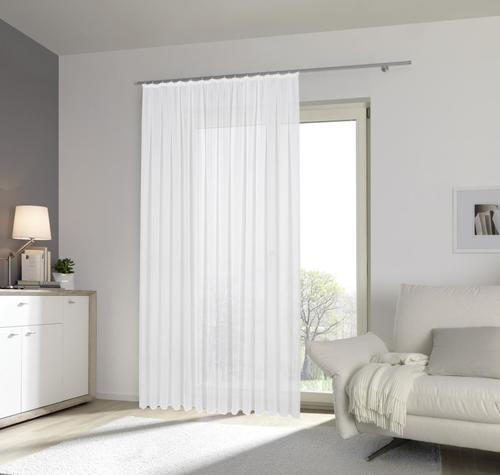 FERTIGSTORE  transparent  300/245 cm   - Weiß, Basics, Textil (300/245cm) - Boxxx