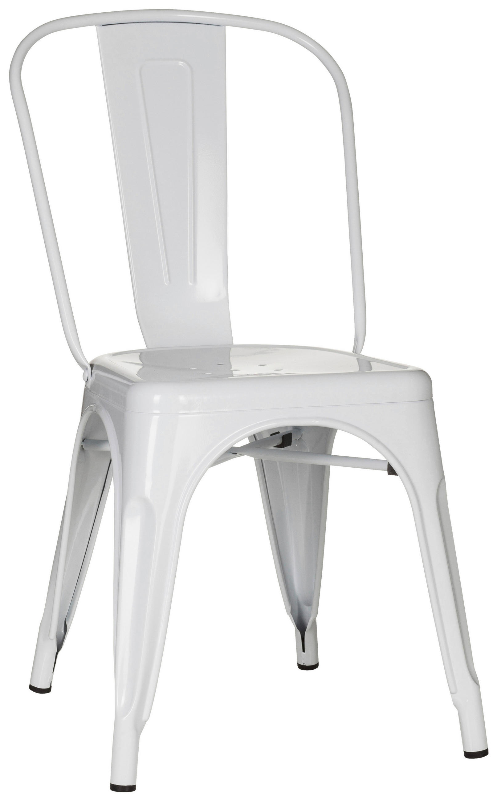STOL stål  - vit, Basics, metall (44/84/54cm) - MID.YOU