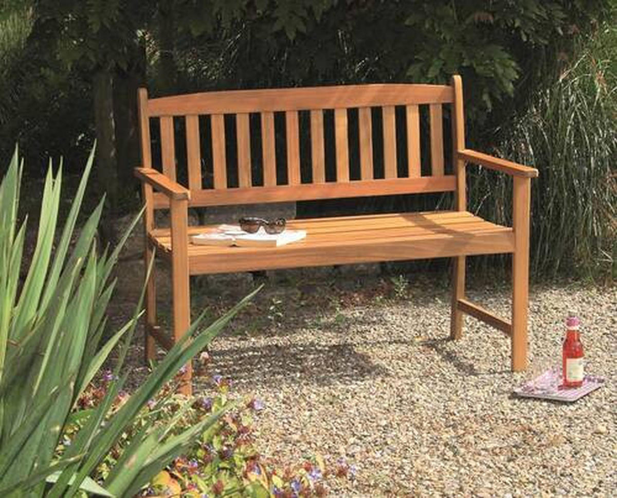 GARTENBANK in Akaziefarben  - Akaziefarben, Basics, Holz (110/56/86cm) - Acamp
