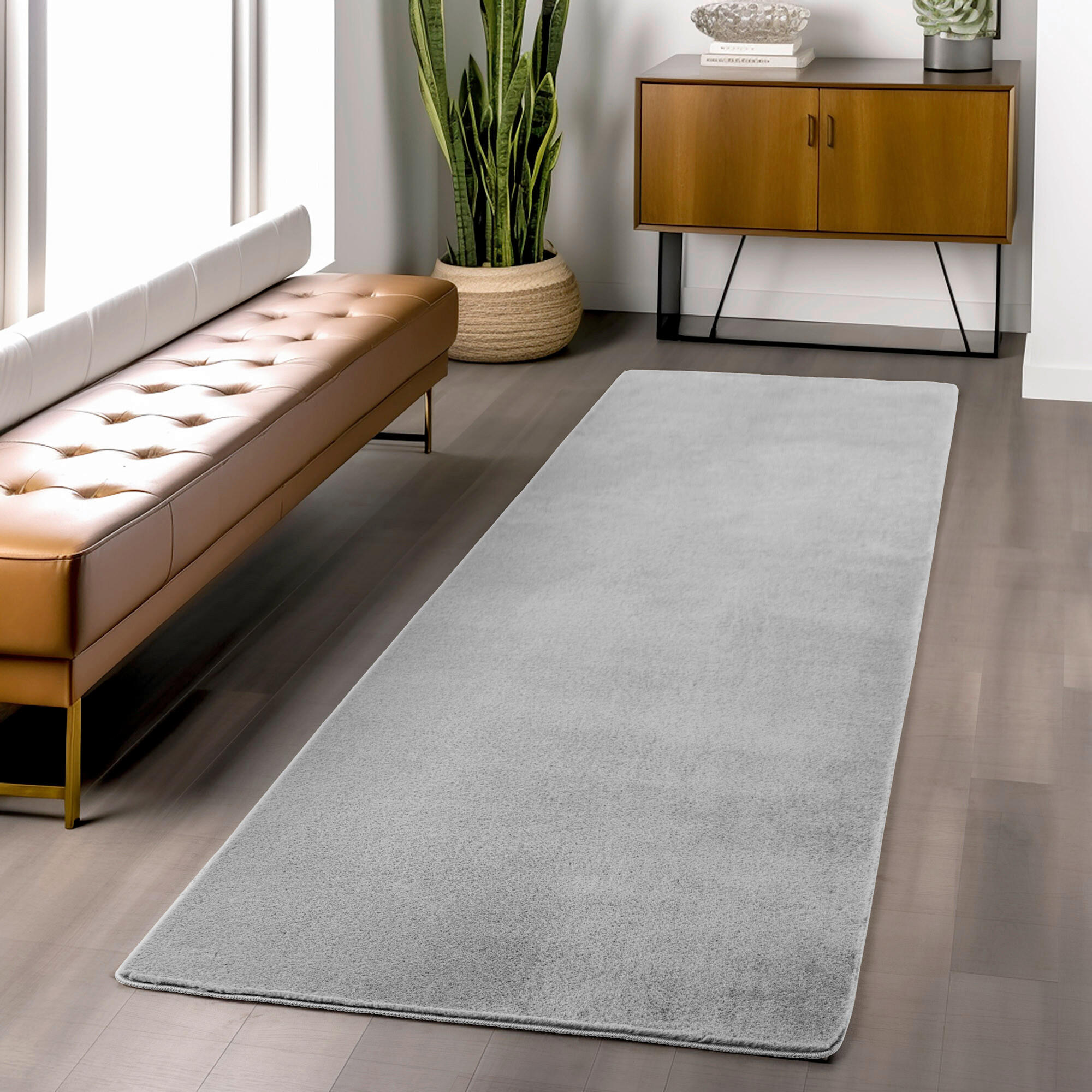 WEBTEPPICH 80/150 cm Joy Silberfarben  - Silberfarben, Design, Textil (80/150cm)