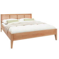 BETT 180/200 cm,  in Buchefarben,  - Buchefarben/Naturfarben, KONVENTIONELL, Holz (180/200cm) - Linea Natura