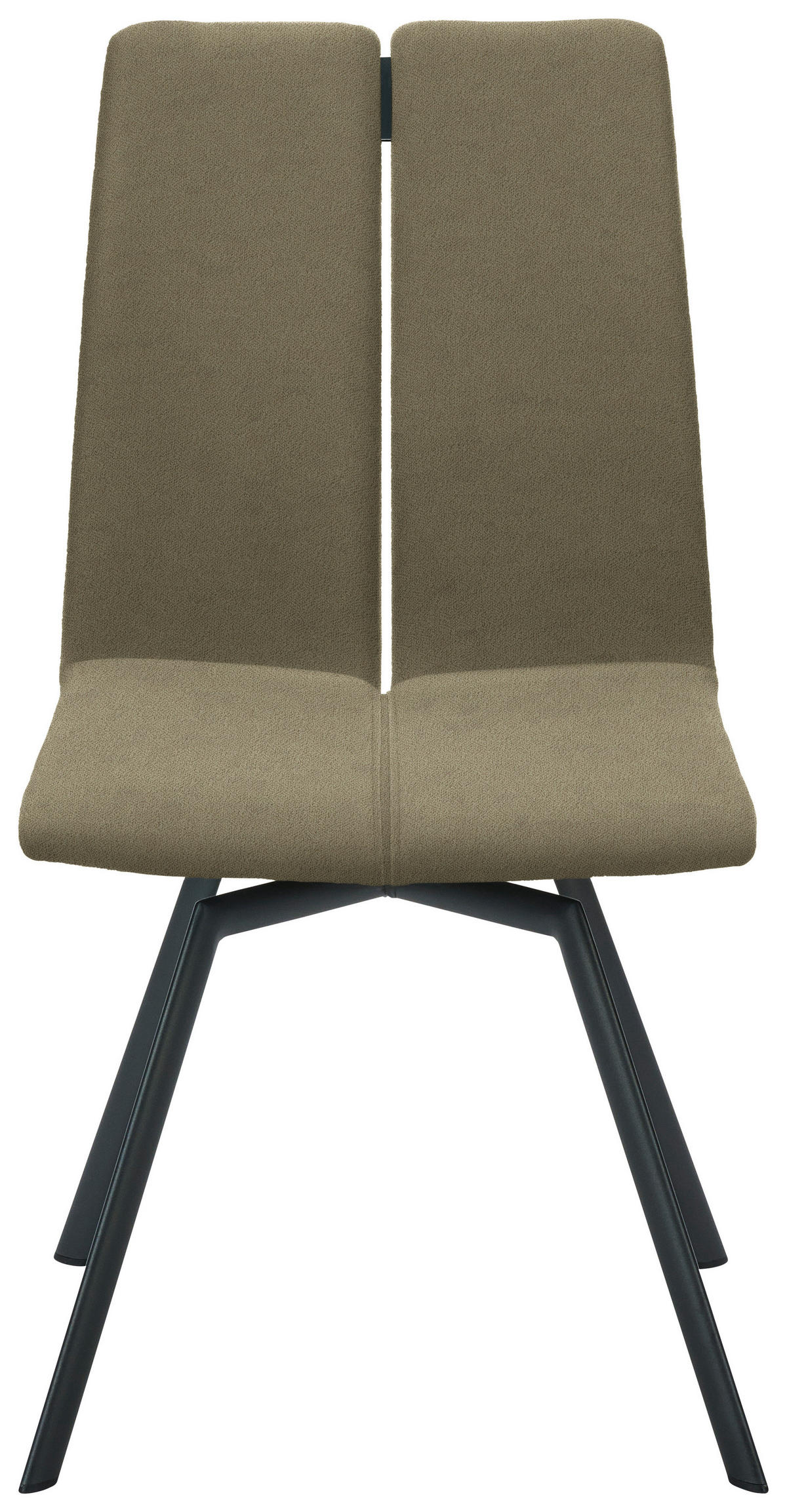 STUHL  Lederauswahl, Stoffauswahl, Typenauswahl Struktur  - Sandfarben/Anthrazit, Design, Textil/Metall (50/92/64cm) - Venjakob