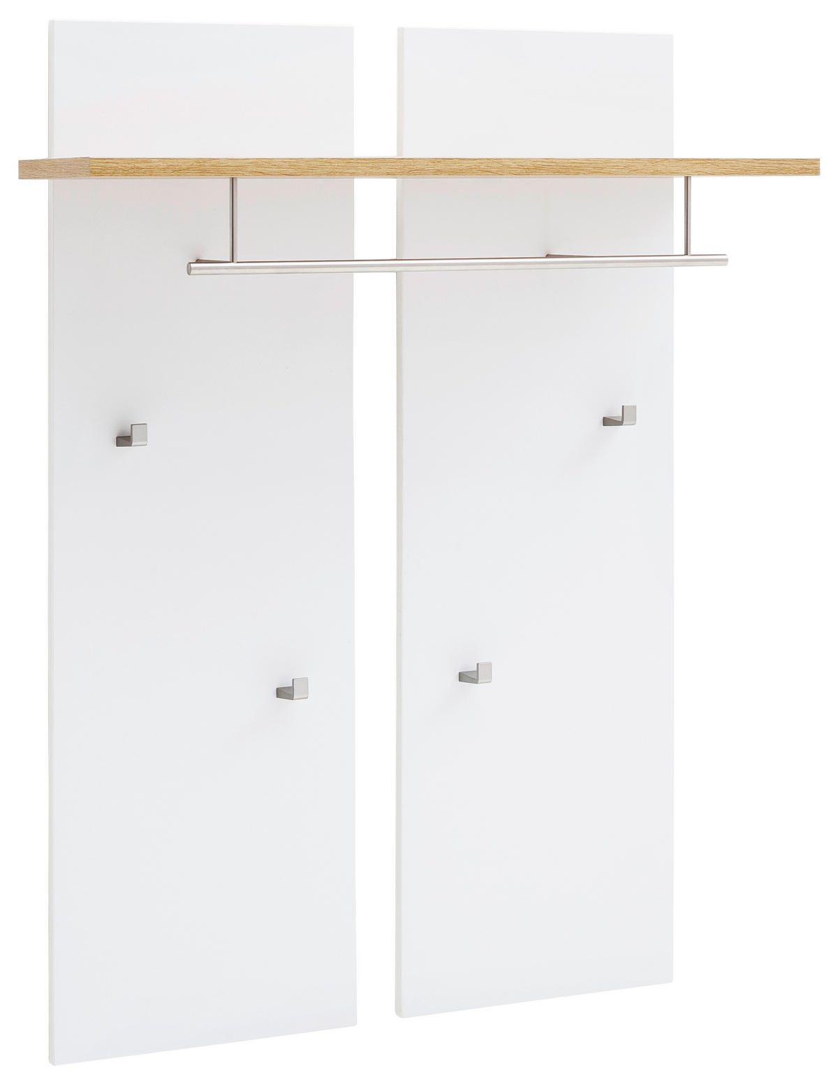 GARDEROBENPANEEL  in 88/118/28 cm  - Eichefarben/Weiß, Natur, Holzwerkstoff (88/118/28cm)