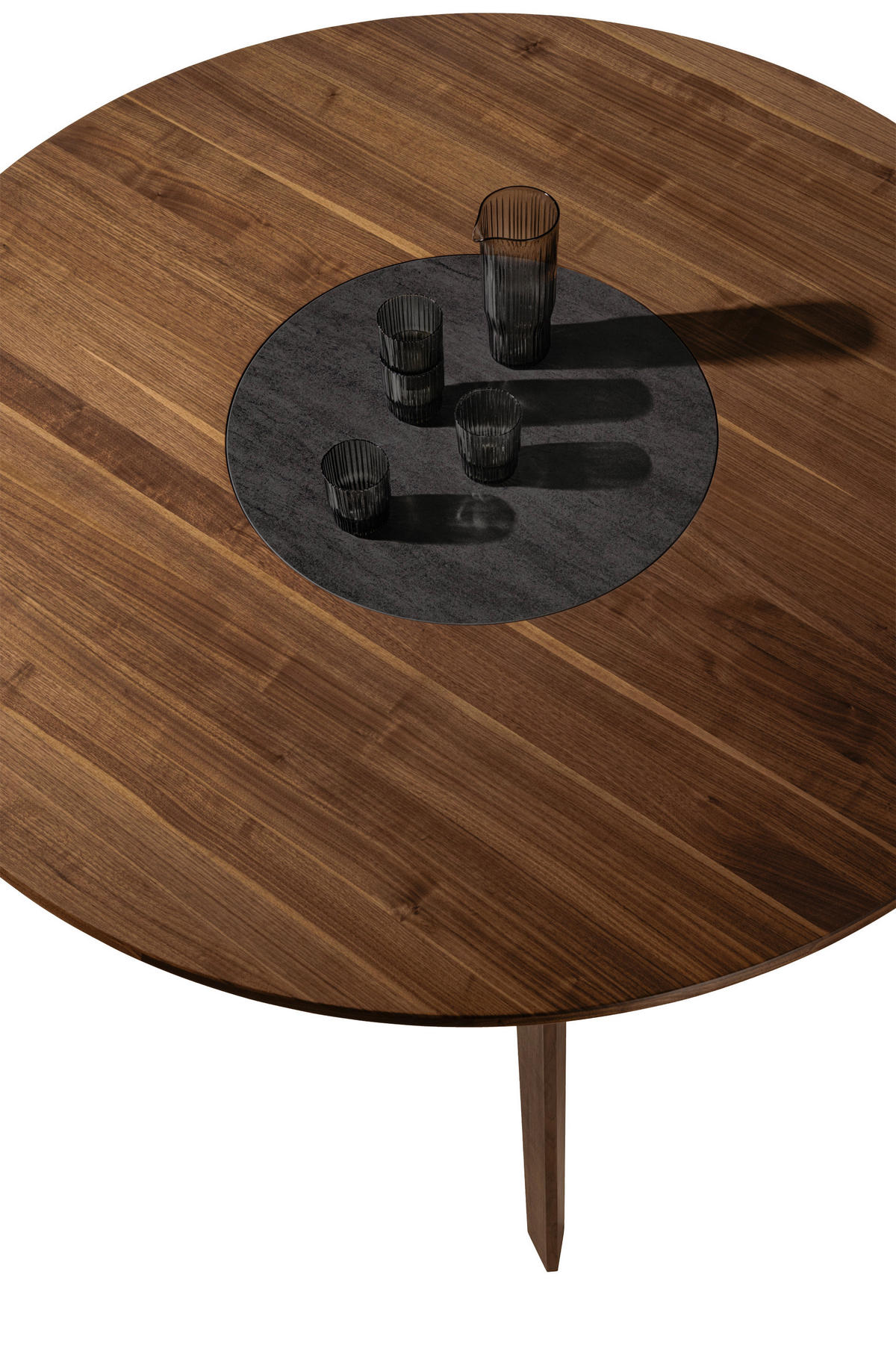 ESSTISCH in Holz 200/200/75 cm  - Nussbaumfarben, Design, Holz (200/200/75cm) - Team 7
