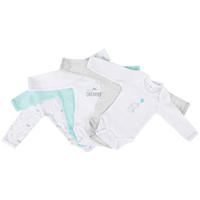 BABYBODY-SET  - Weiß/Grau, LIFESTYLE, Textil (74/80null) - My Baby Lou