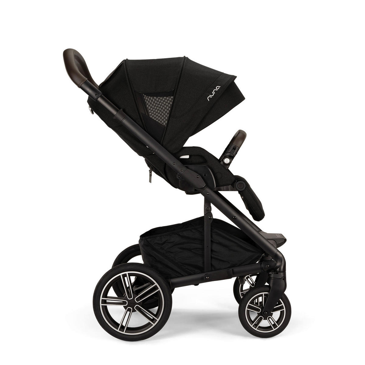 KINDERWAGENSET  MIXX NEXT  CAVIAR  - Schwarz, Basics, Kunststoff/Textil (60/110/82cm) - Nuna