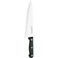 KOCHMESSER Küchenchef 32 cm  - Silberfarben/Schwarz, Basics, Kunststoff/Metall (32cm) - Justinus