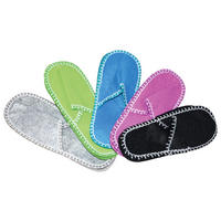 PAPUČE PRE HOSTÍ - modrá/čierna, Basics, textil