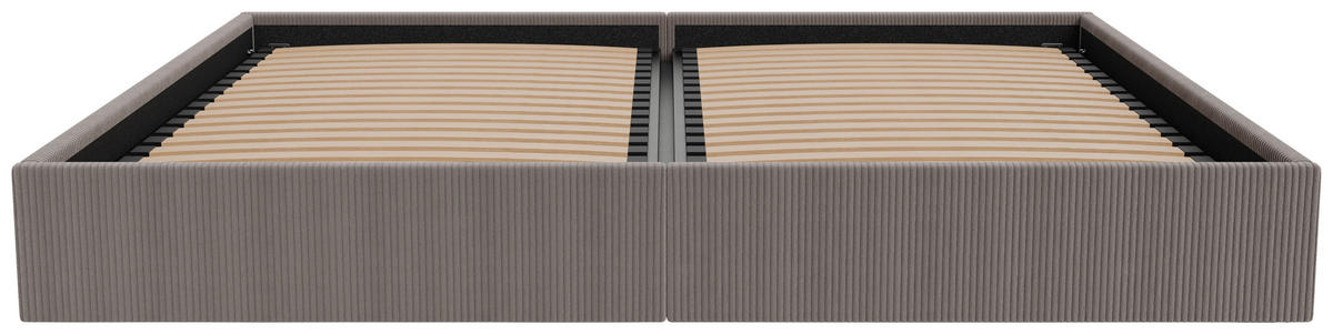 POLSTERBETT 240/200 cm,  in Anthrazit, Lattenrost, Bettkasten,  - Anthrazit/Schwarz, Design, Holz/Textil (240/200cm) - Boxxx