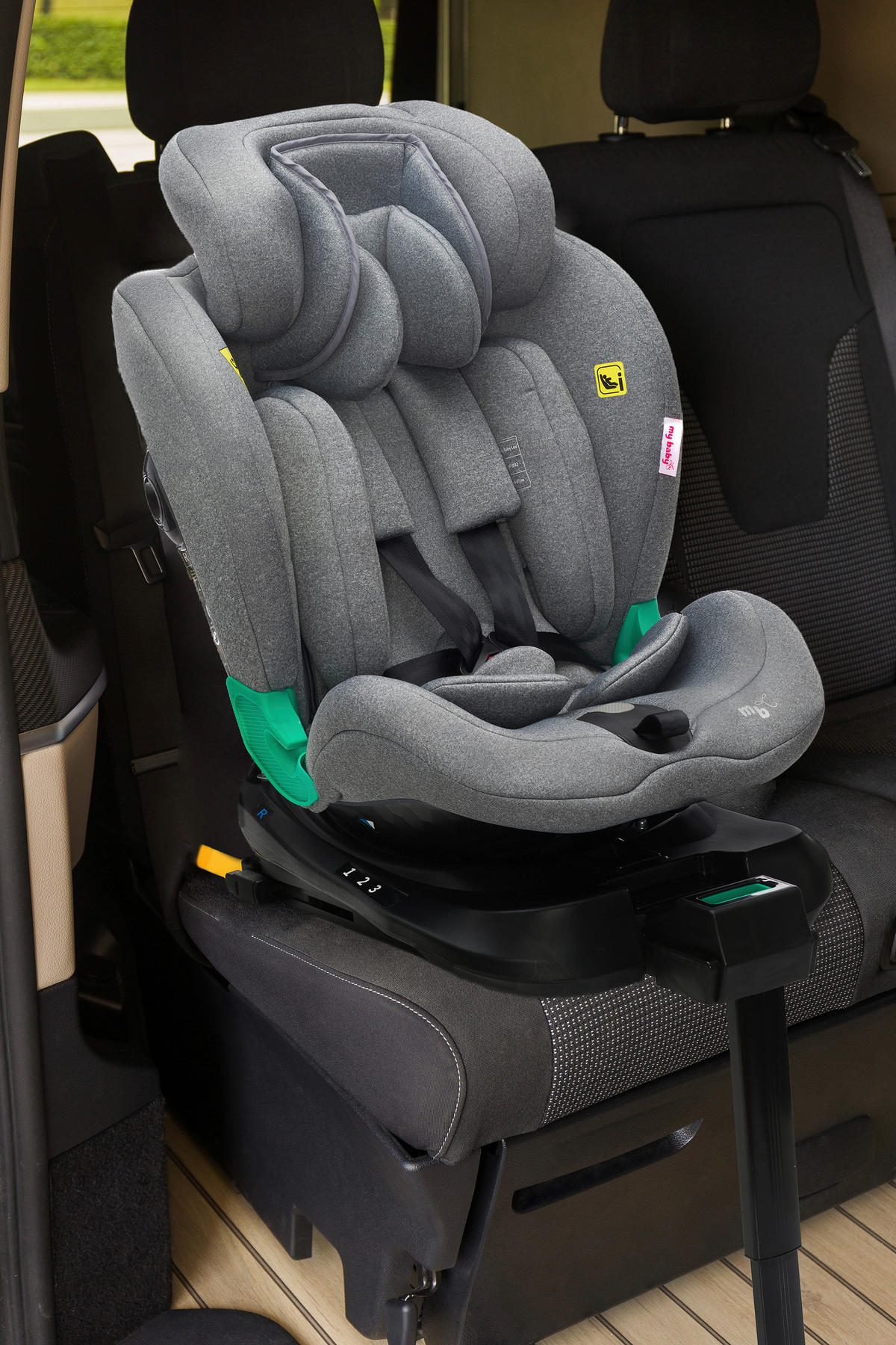 KINDERAUTOSITZ FREEWAY FIX   - Grau, Basics, Kunststoff/Textil (48/50/86cm) - Jimmylee