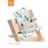Tripp Trapp Sitzkissen green Forest - Hellgrün/Naturfarben, Basics, Textil (28/21/7cm) - Stokke