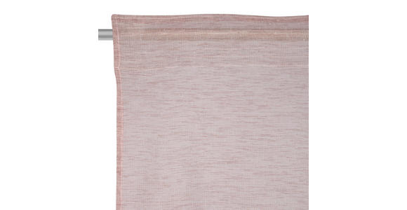 FERTIGVORHANG transparent  - Rosa, Basics, Textil (140/245cm) - Esposa