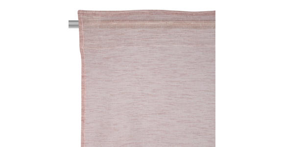 FERTIGVORHANG transparent - Rosa, Basics, Textil (140/245cm) - Esposa