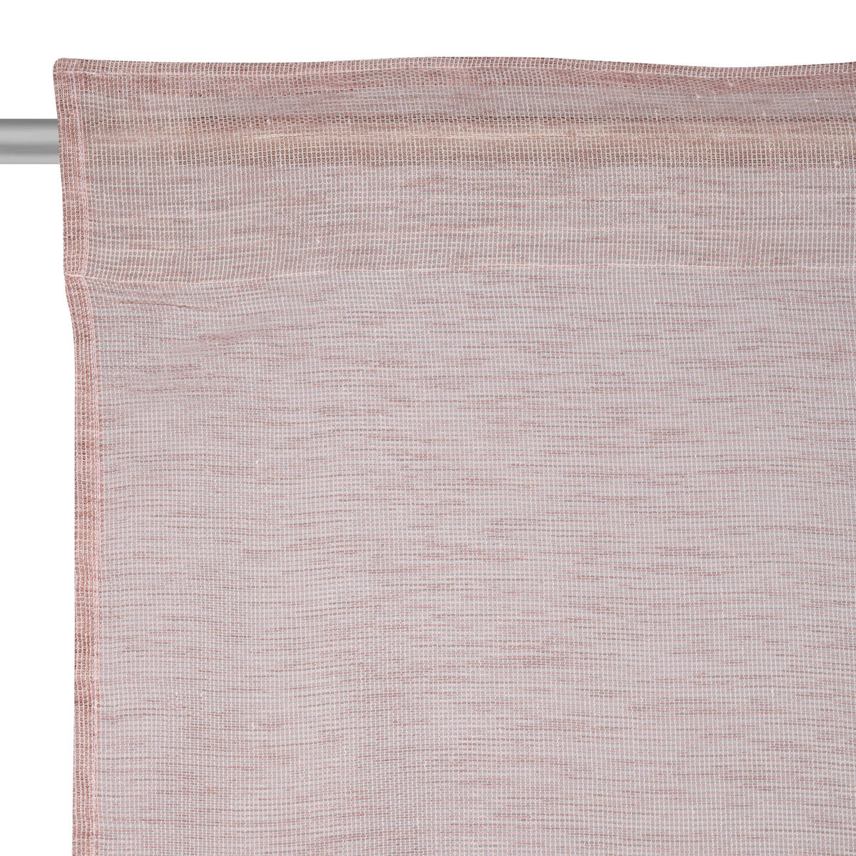 HOTOVÝ ZÁVĚS, průhledné, 140/245 cm - růžová, Basics, textil (140/245cm) - Esposa