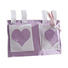 BETTTASCHE - Flieder/Weiß, Design, Textil (50/28/2cm) BETTTASCHE - Flieder/Weiß, Design, Textil (50/28/2cm)