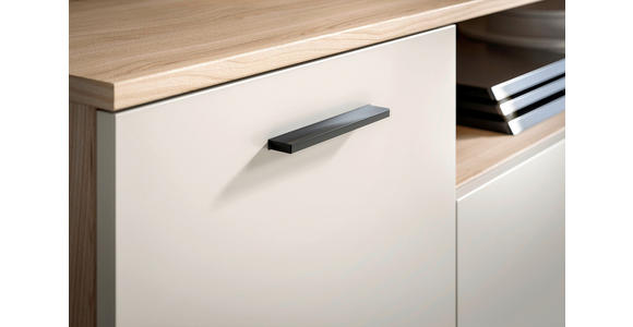 WOHNWAND  in Eichefarben, Kaschmir  290/190/40 cm  - Kaschmir/Eichefarben, MODERN, Glas/Holzwerkstoff (290/190/40cm) - Hom`in