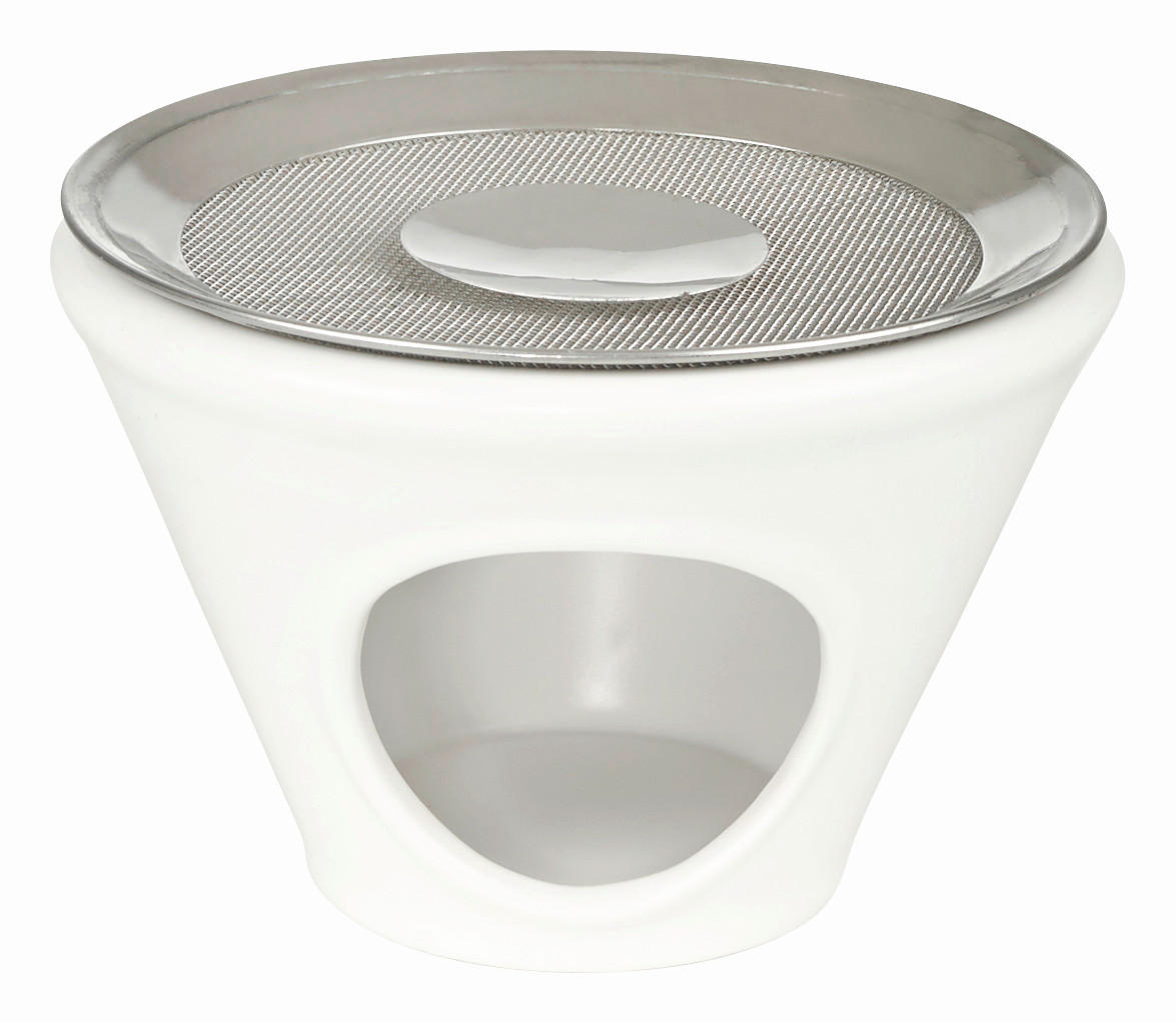 KADIDELNICA  - krémová, Basics, keramika (12/12/8.5cm)