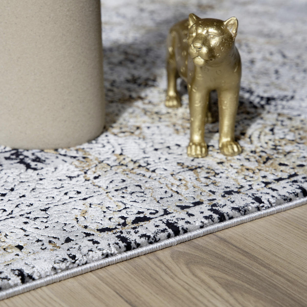 COVOR ȚESUT My Jewel of Obsession  - gri, Lifestyle, textil (80/150cm)