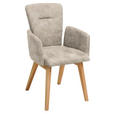 ARMLEHNSTUHL in Holz, Textil Naturfarben  - Naturfarben, KONVENTIONELL, Holz/Textil (57/91/66cm) - Dieter Knoll
