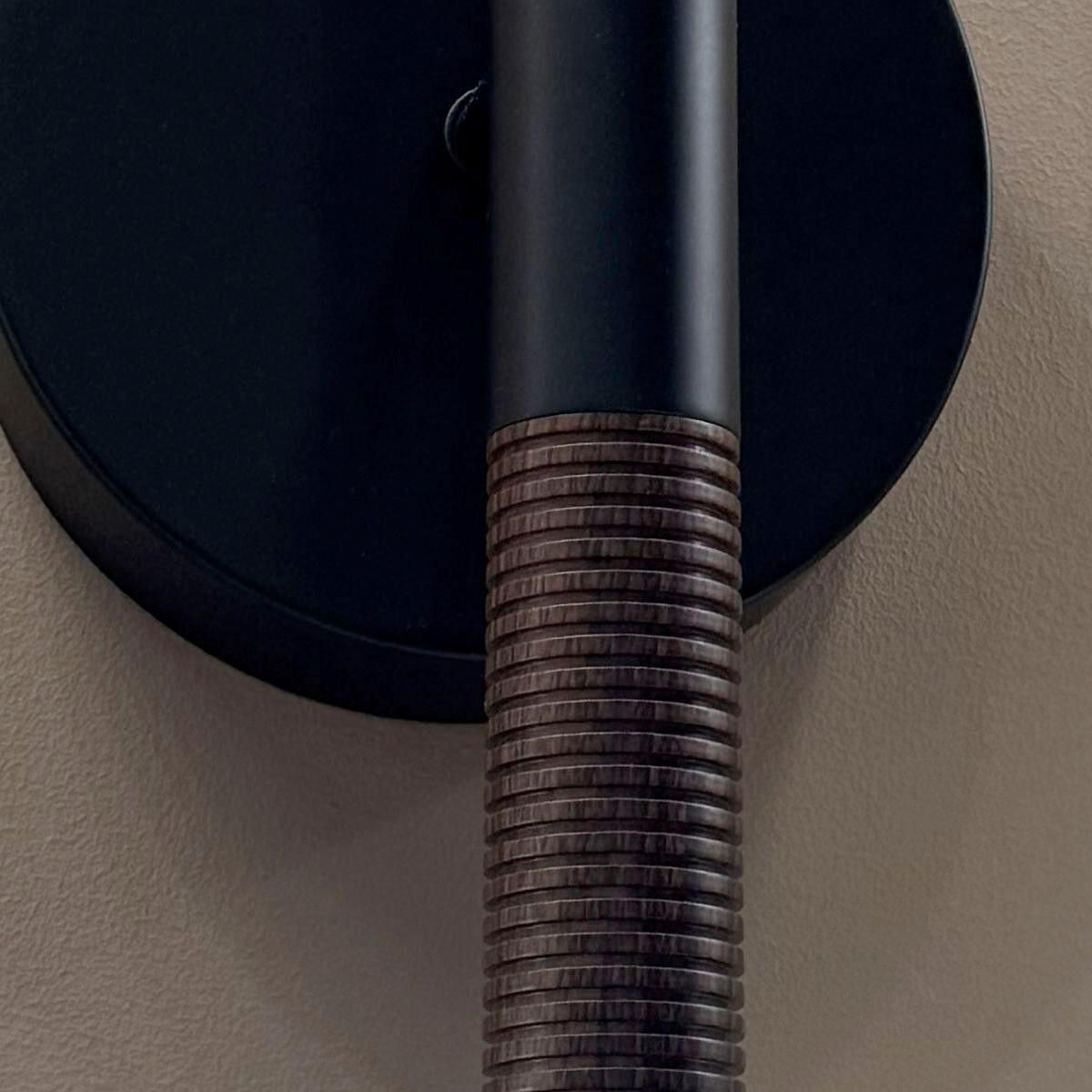 LED-WANDLEUCHTE Alora Mood 57,2/15,2 cm  - Walnussfarben/Schwarz, Design, Glas/Metall (57,2/15,2cm) - Elstead Lighting
