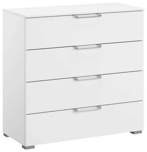 KOMMODE  in 80/81/42 cm  - Silberfarben/Alufarben, Design, Holzwerkstoff/Kunststoff (80/81/42cm) - Novel