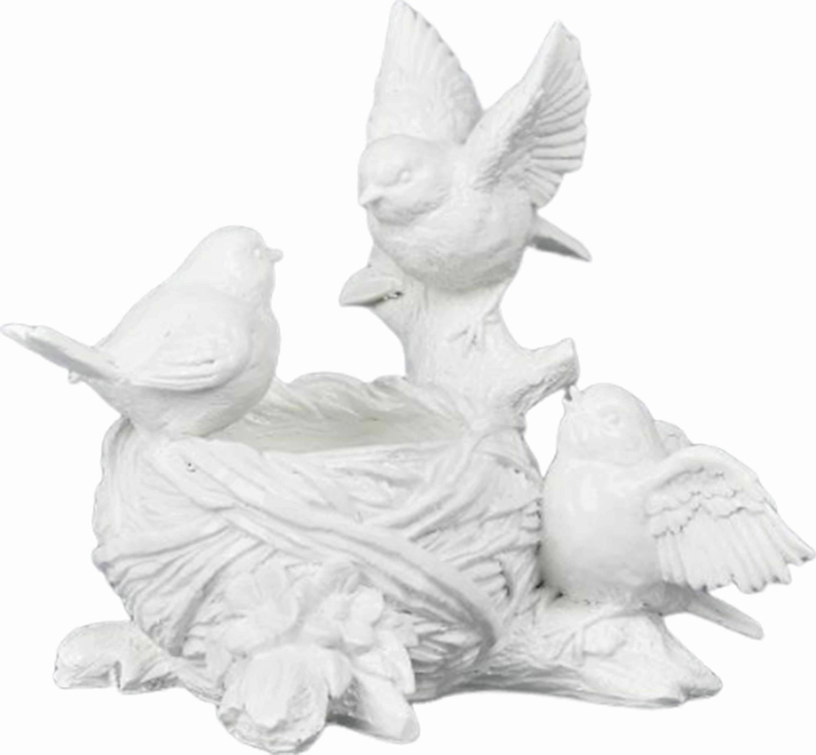 XXXLutz Dekovogel Weiß 18.5x16.4x17.2 cm