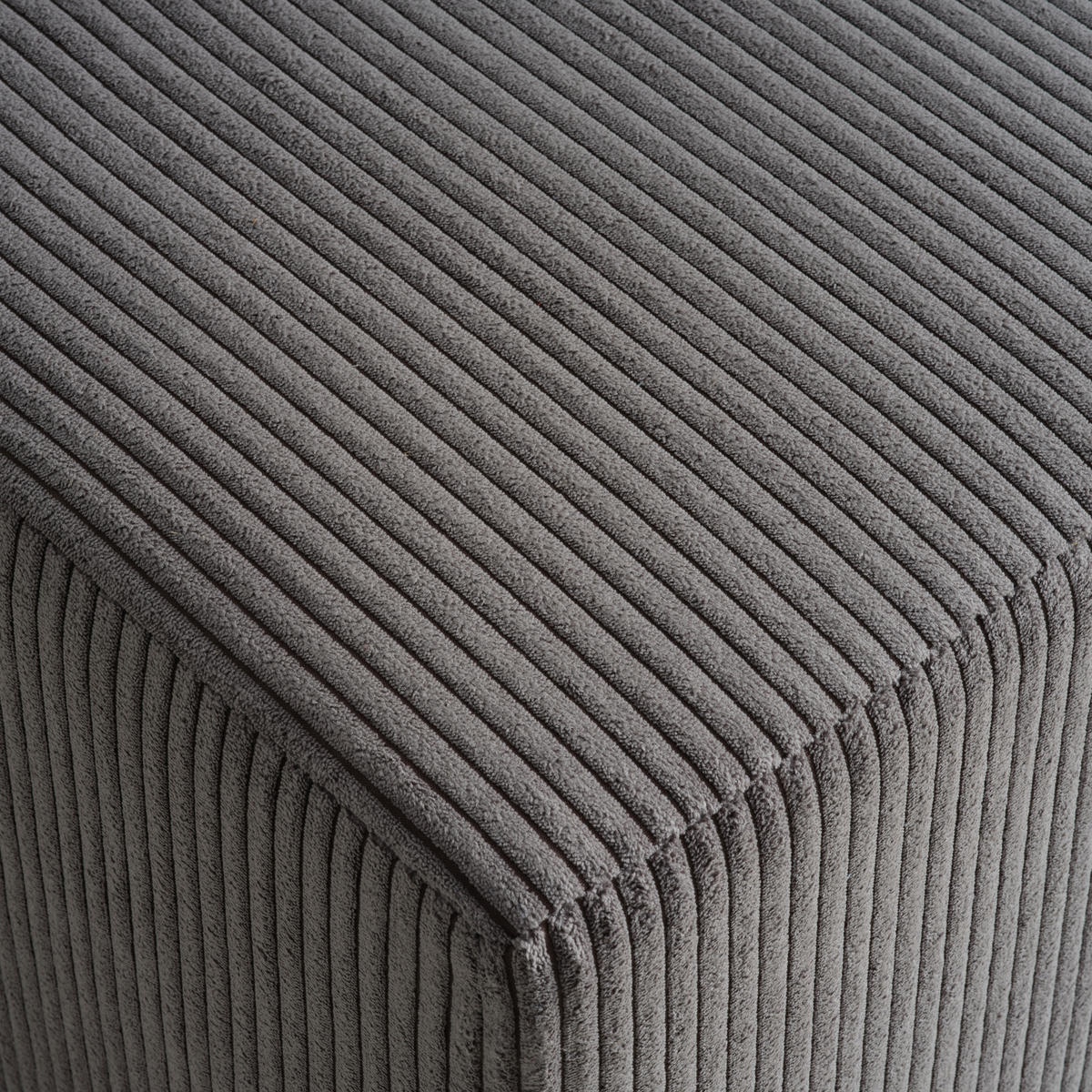 TABURE, tekstil temno siva  - temno siva/črna, Moderno, tekstil (45/42/45cm) - Carryhome