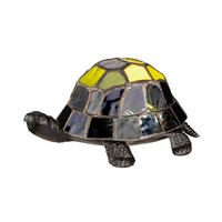 TISCHLEUCHTE Elstead Tortoise 14,1/21/10,1 cm   - Bronzefarben, KONVENTIONELL, Glas/Metall (14,1/21/10,1cm) - Elstead Lighting