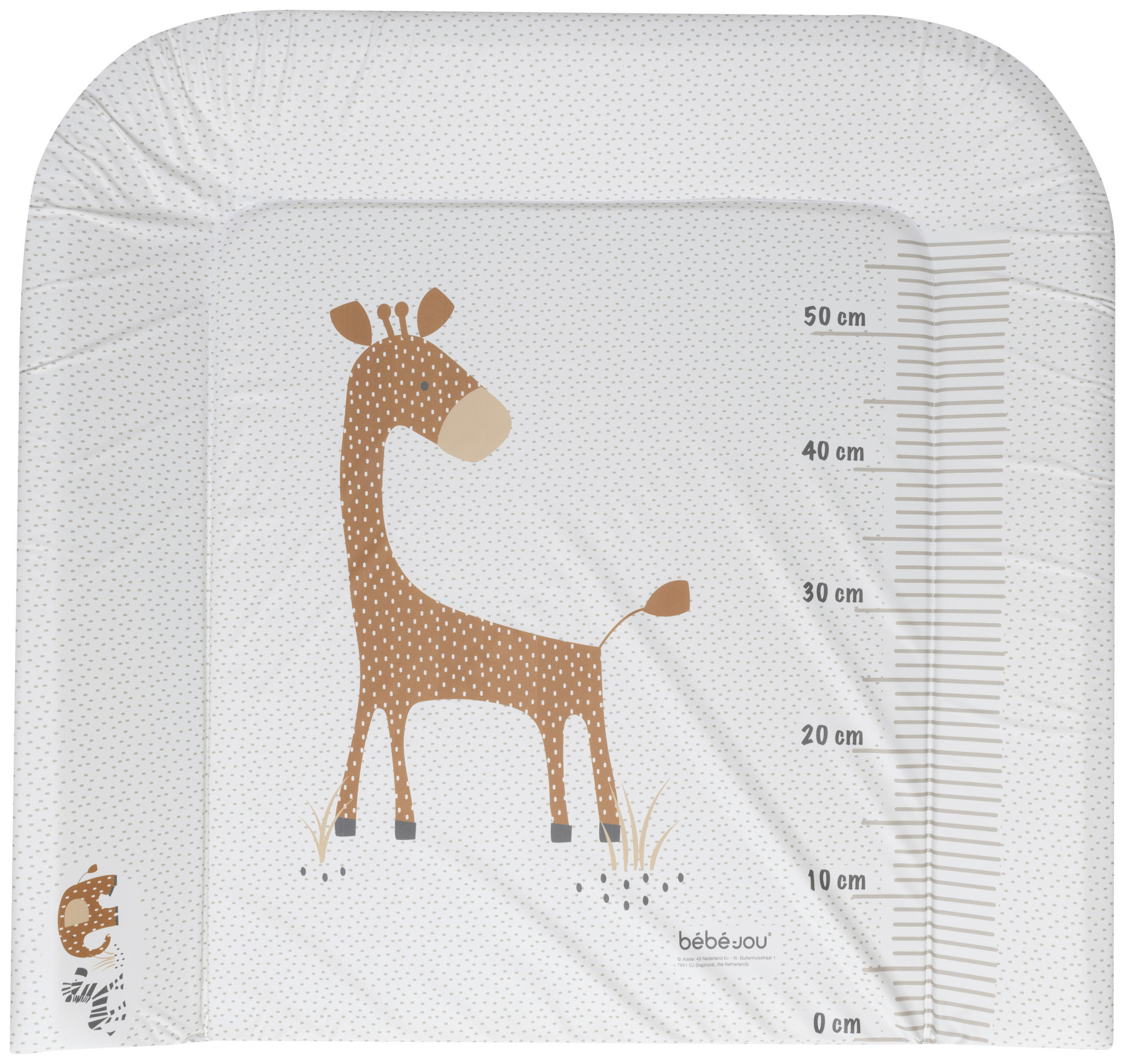 WICKELAUFLAGE STEPPE 72/77/6,5 cm  - Beige/Grau, Basics, Kunststoff (72/77/6,5cm) - Bebe Jou