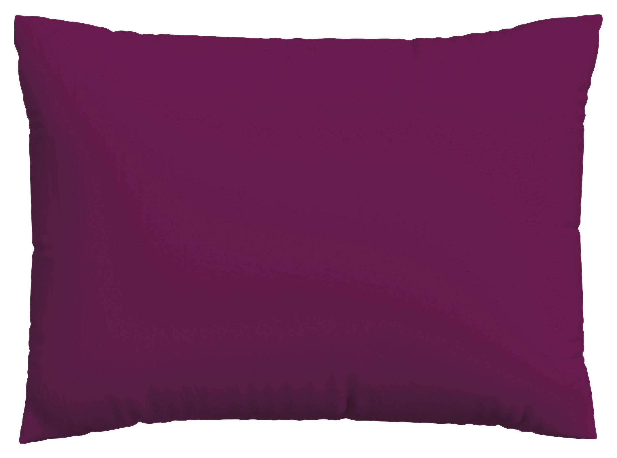 KOPFPOLSTERBEZUG WOVEN SATIN 60/80 cm  - Violett, Basics, Textil (60/80cm) - Schlafgut
