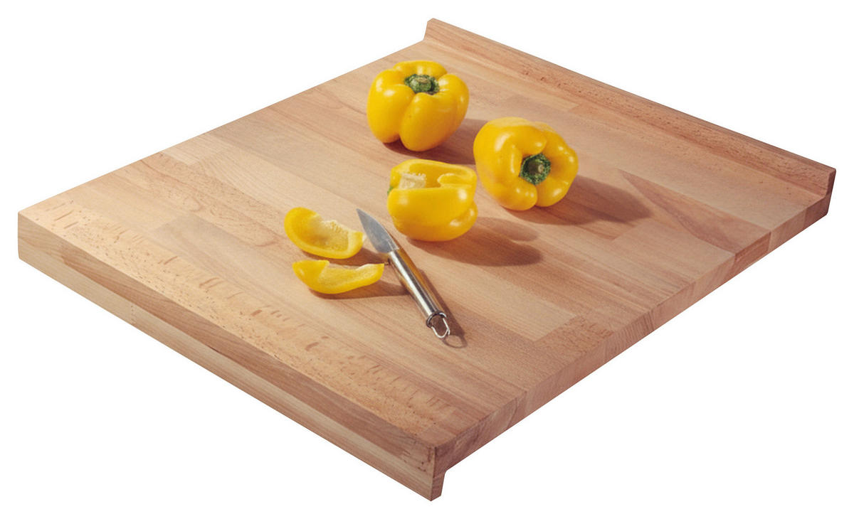 SCHNEIDEBRETT Holz Buche  - Buchefarben, KONVENTIONELL, Holz (48/2/58cm) - Carryhome