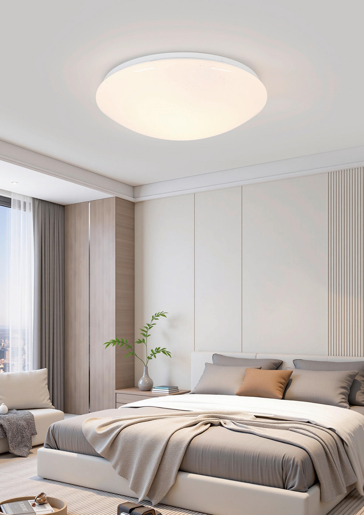 STROPNA SVETILKA ZA KOPALNICO        38/11 cm      - bela, Basics, kovina/umetna masa (38/11cm) - Celina