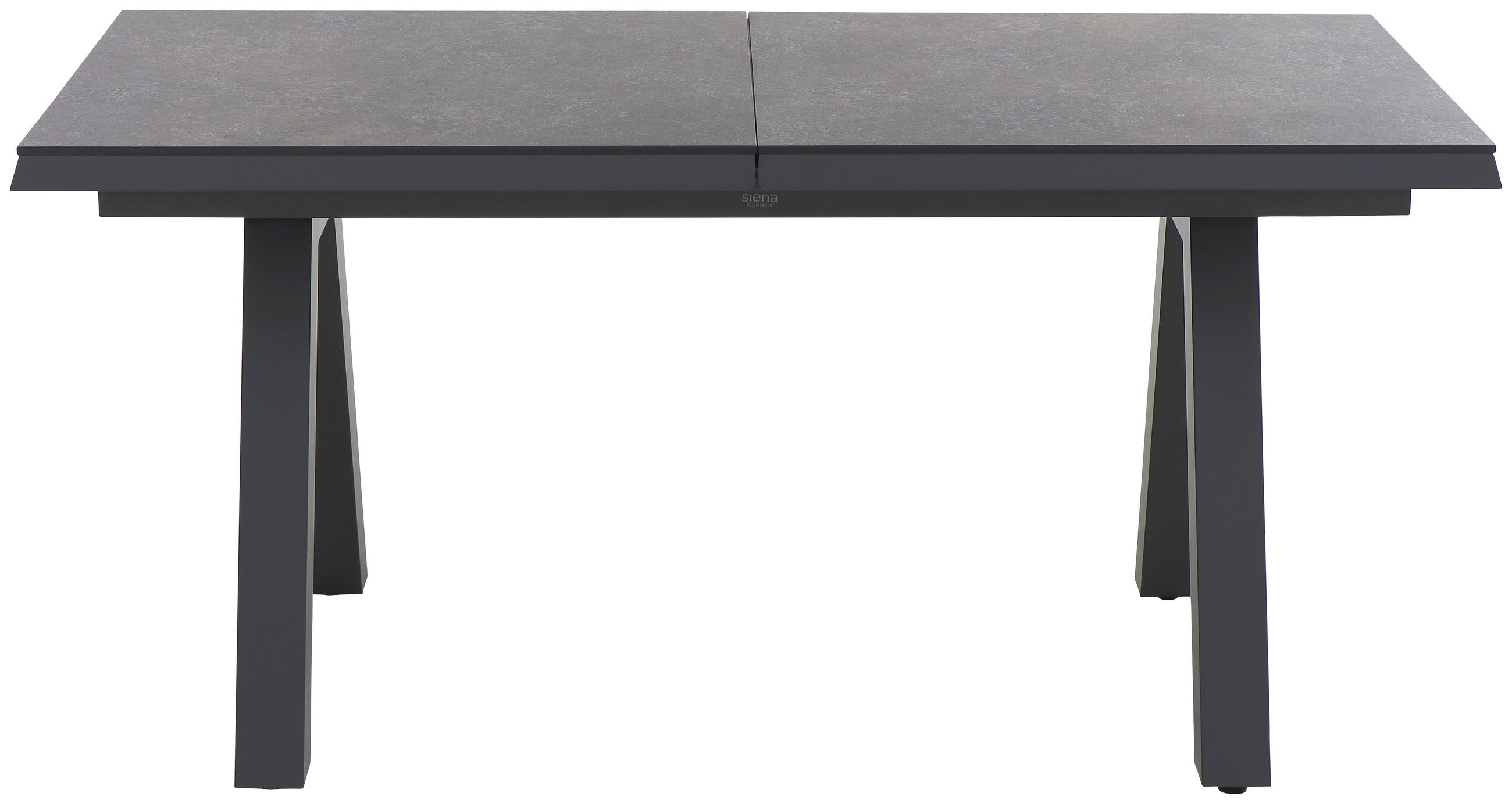 GARTENTISCH 160-200/90/77 cm Metall rechteckig  - Anthrazit/Graphitfarben, Basics, Kunststoff/Metall (160-200/90/77cm) - Siena Garden