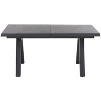 GARTENTISCH 160-200/90/77 cm Metall rechteckig  - Anthrazit/Graphitfarben, Basics, Kunststoff/Metall (160-200/90/77cm) - Siena Garden
