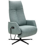 RELAXSESSEL in Textil Petrol  - Anthrazit/Petrol, Design, Textil/Metall (71/122/87cm) - Johann Jakob