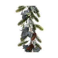 TANNENGIRLANDE - Grün, Basics, Kunststoff (180,00/15,00/10,00cm) - X-Mas