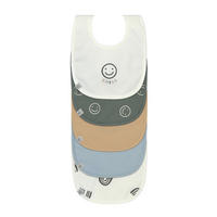 Lätzchen 5er Set - Multicolor, Basics, Textil (21,5/0,4/29cm) - Lässig