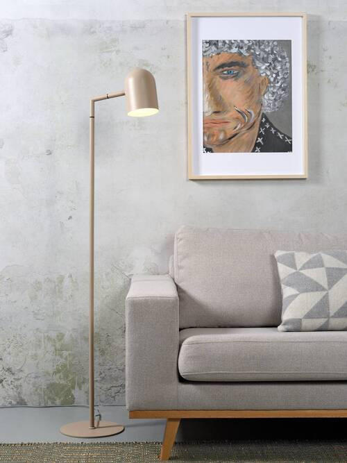 STEHLEUCHTE - Sandfarben/Schwarz, Design, Metall (17/141/17cm) - It's about Romi