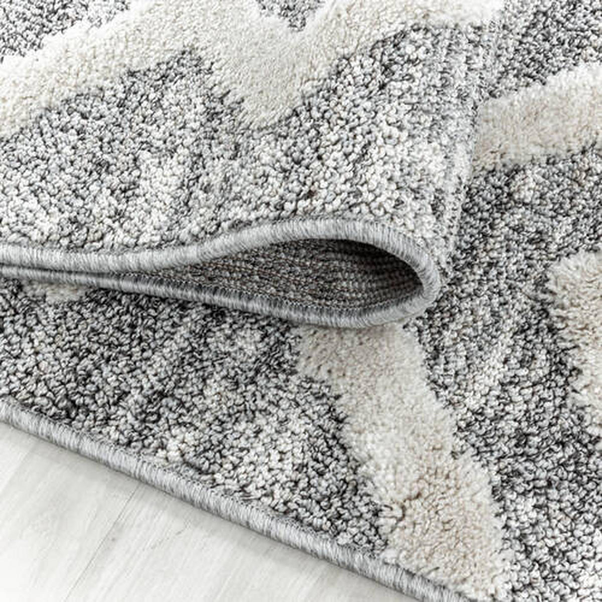 TKANA PREPROGA  Pisa 4704 grau      160 cm   tkano  siva  - siva, Konvencionalno, tekstil (160cm)