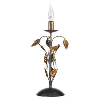 TISCHLEUCHTE 20/20/40 cm   - Bronzefarben/Cappuccino, KONVENTIONELL, Kunststoff/Metall (20/20/40cm)