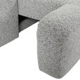 Ecksofa mit Funktion Greige Flachgewebe Zierkissen, Rückenkissen, Bettkasten, Schlaffunktion, Rücken echt, Liegefläche im Originalstoff  - Greige/Schwarz, KONVENTIONELL, Kunststoff/Textil (277/190cm) - Carryhome