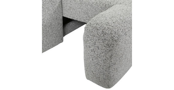 Ecksofa mit Funktion Greige Flachgewebe Zierkissen, Rückenkissen, Bettkasten, Schlaffunktion, Rücken echt, Liegefläche im Originalstoff  - Greige/Schwarz, KONVENTIONELL, Kunststoff/Textil (277/190cm) - Carryhome