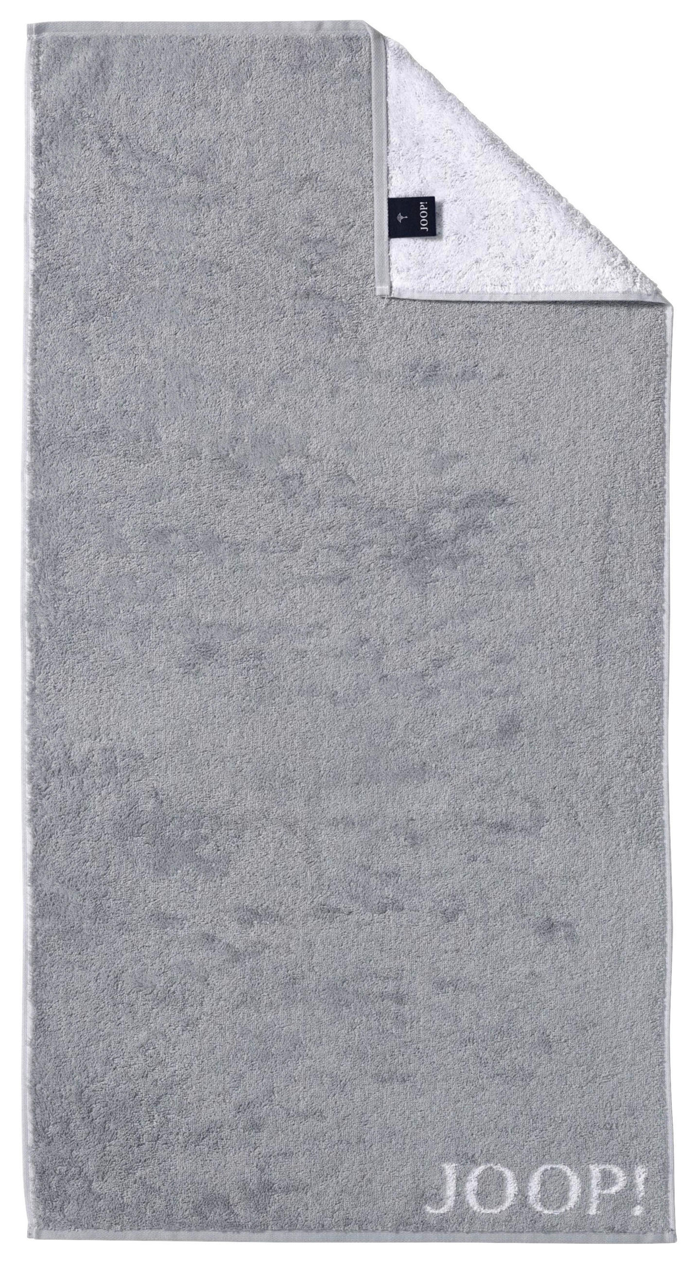 Joop! Duschtuch Classic Doubleface Silber 80x150 cm
