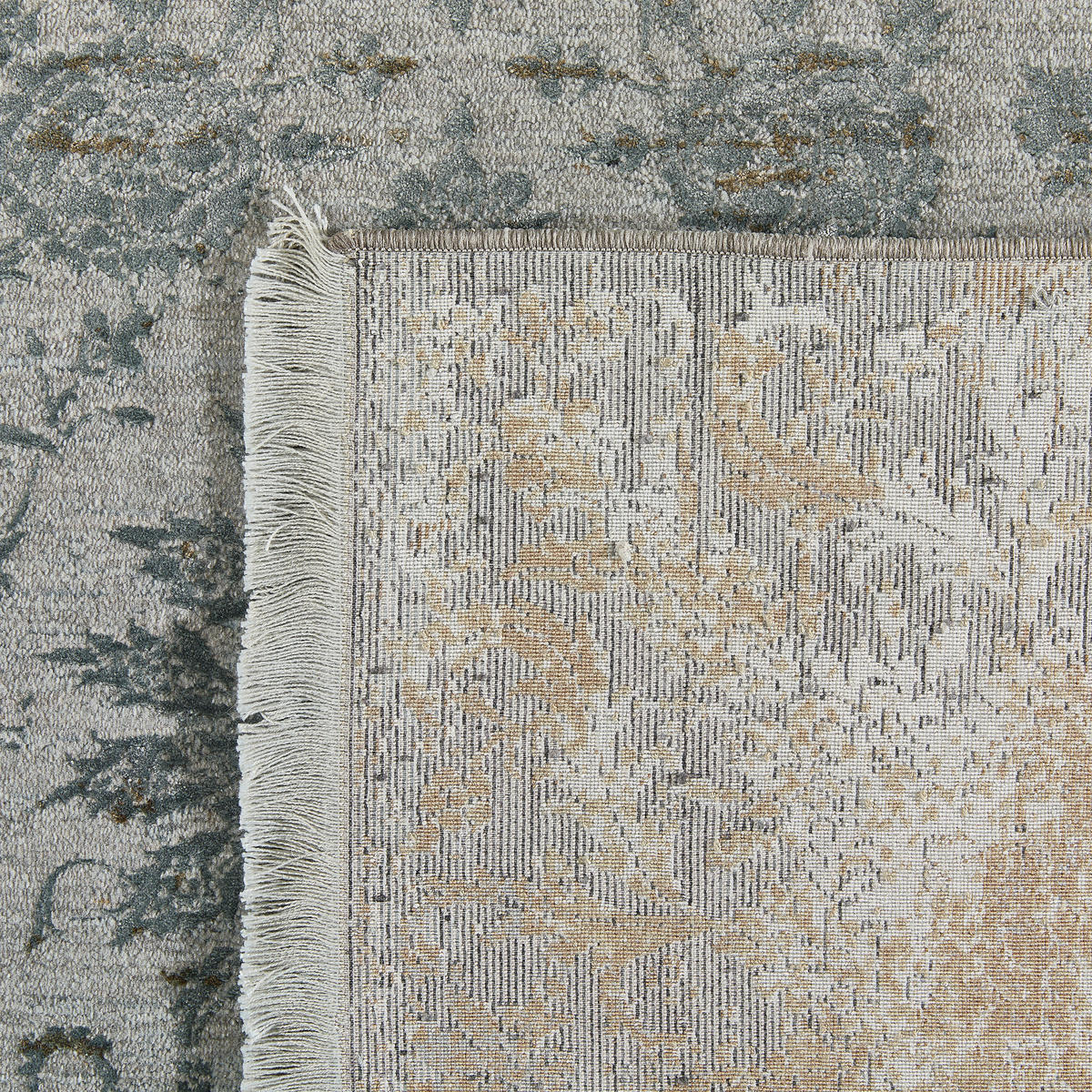 VINTAGE-TEPPICH 240/340 cm Goldfarben, Hellgrau, Beige rechteckig  - Beige/Goldfarben, Design, Textil (240/340cm) - Dieter Knoll