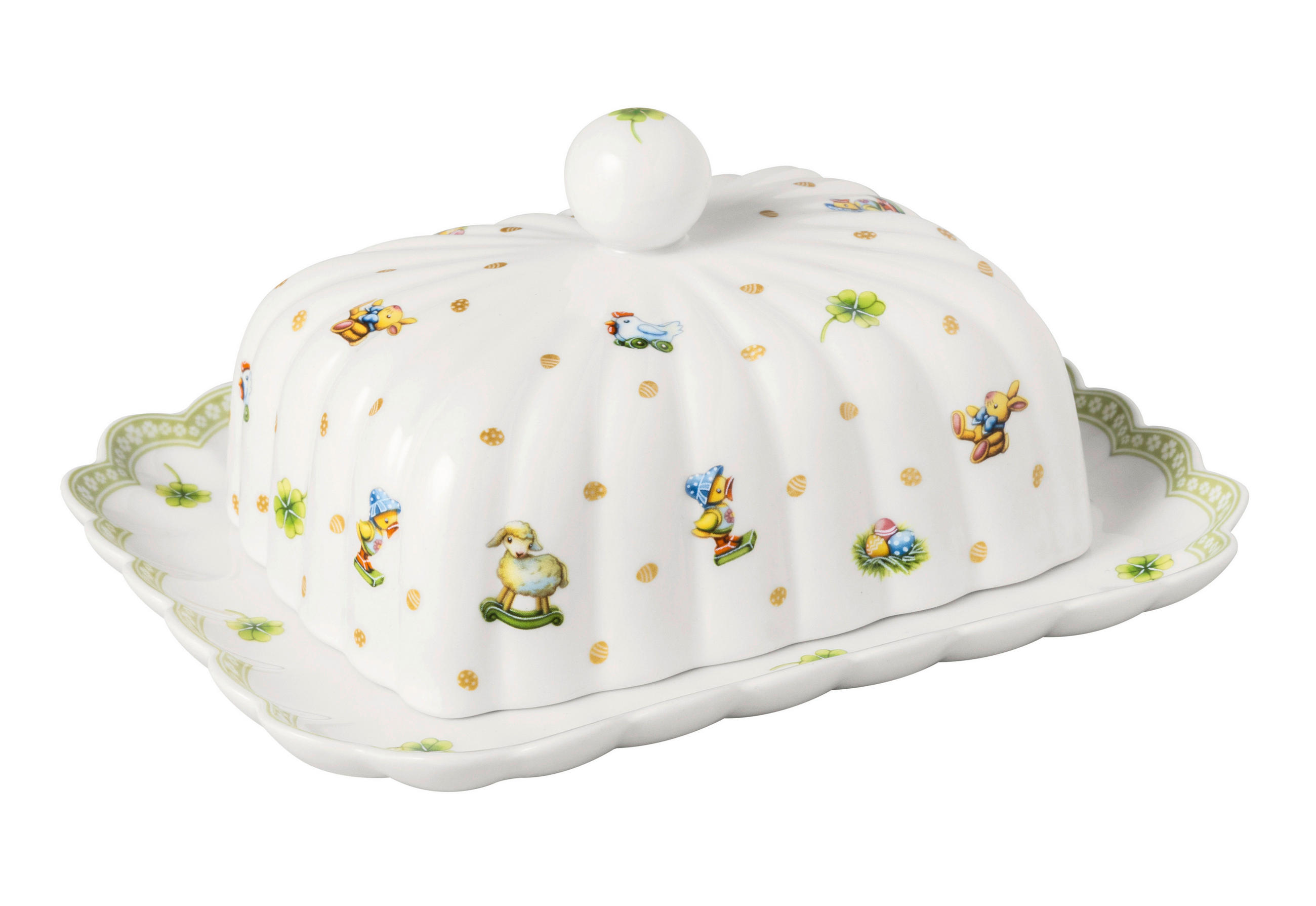 BUTTERDOSE Keramik Easter Delight  - Multicolor, Basics, Keramik (18,5/16/9cm) - Villeroy & Boch