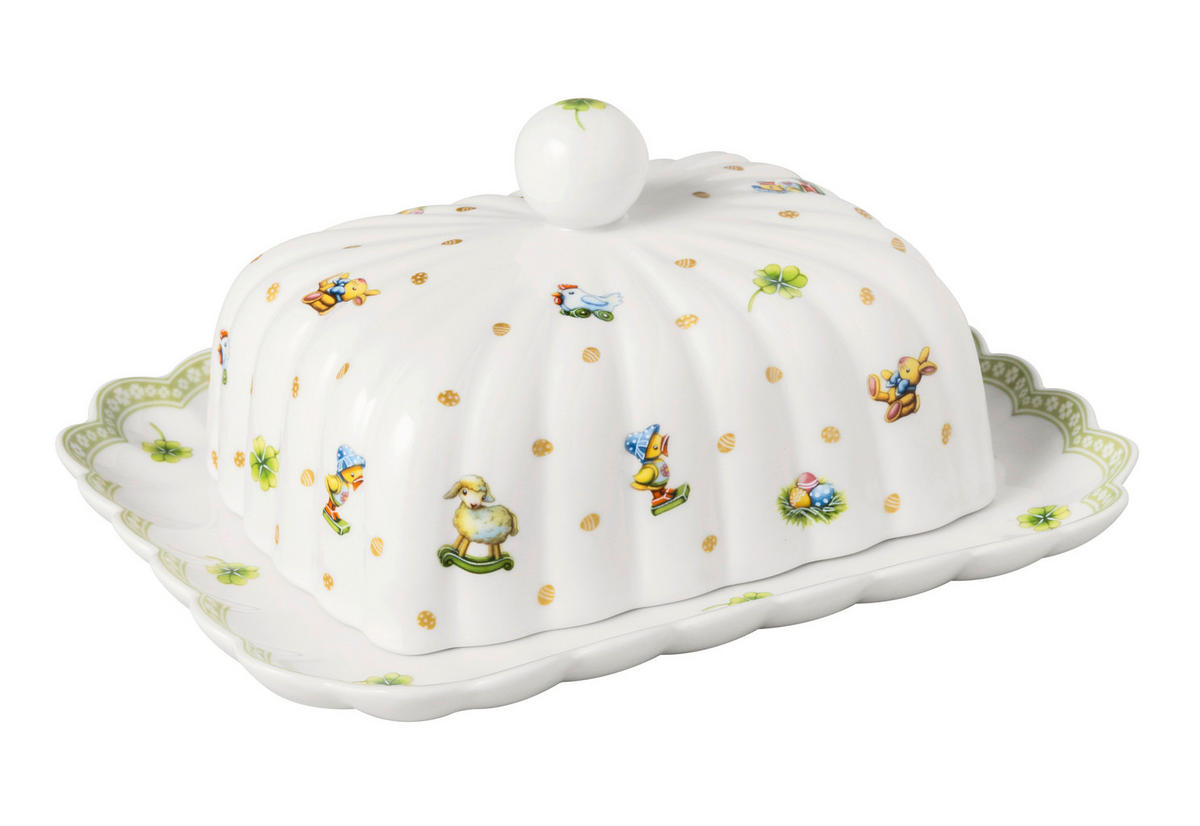 BUTTERDOSE Keramik Easter Delight  - Multicolor, Basics, Keramik (18,5/16/9cm) - Villeroy & Boch